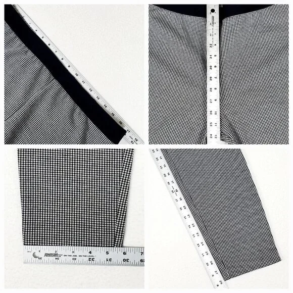 TALBOTS Women Size 16 Black Soho Ankle Pant Skinny High Waist Stretch Jeggings - Picture 8 of 9